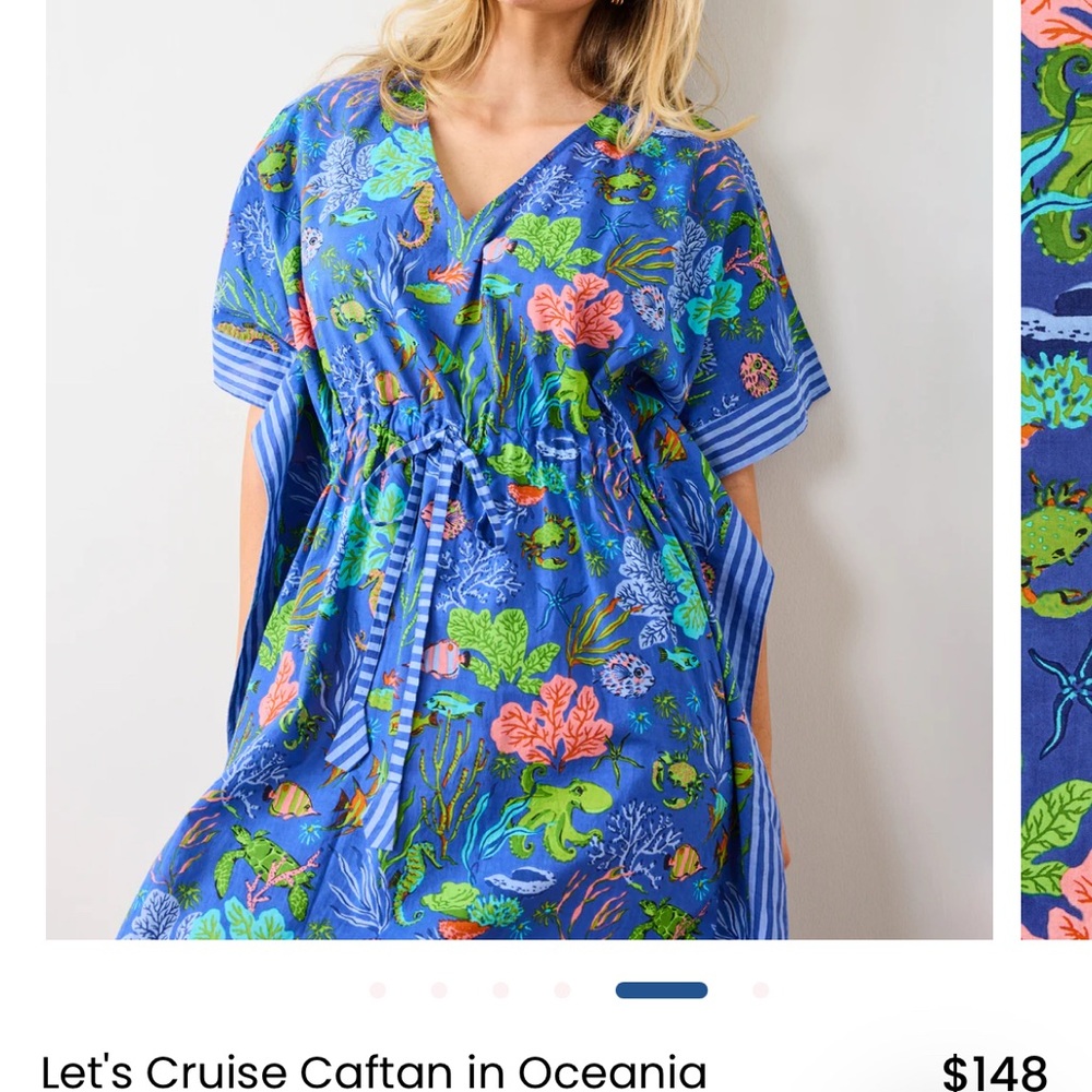 Printfresh Let’s Cruise Caftan in Oceania